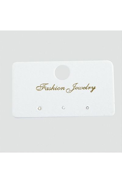 Bijuteri Net 3 Holes Luxury Earring Card