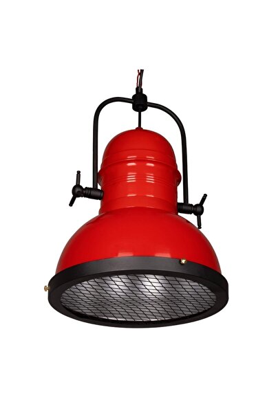 Bamyum Kafes Kırmızı Tekli Avize Salon Cafe Restoran Butik Kuaför Avizesi Lam...