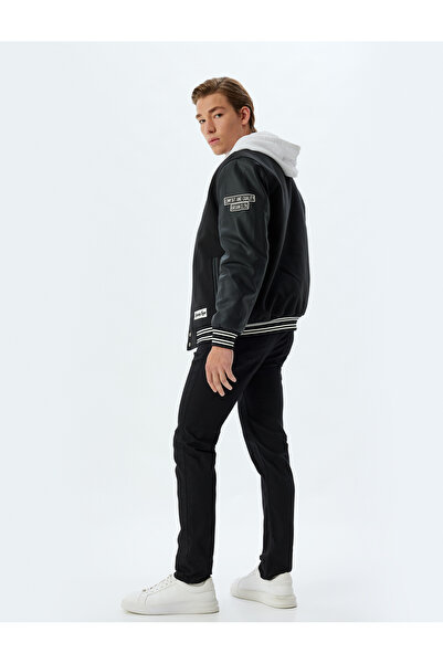 Koton Pantaloni Jean pentru bărbați Negri 5wam40085ıd - Brad Jean