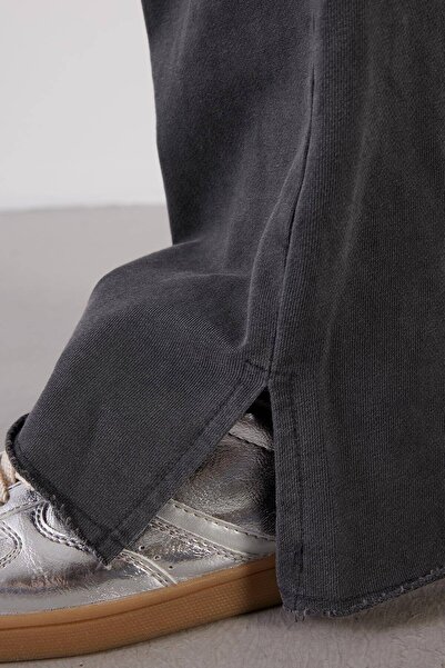 Addax Waist Rope Tie Wide Leg Sweatpants Eşf10224-R3