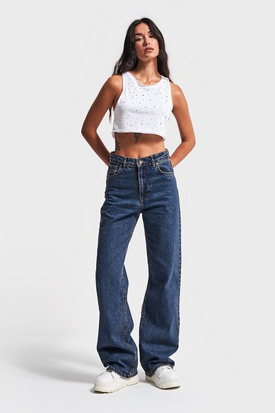 its basic Dámská džínovina T. Denim Straight Fit - 100% bavlna