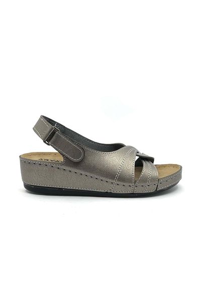 Kids Club Shoes Aryan D.r Προτεινόμενα Ορθοπεδικά Γυναικεία Σανδάλια PLATINUM