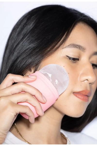 Skygo Silikon Buz Rulosu Buz Topu Kalıbı Yüz Buz Uygulama Masajı Cilt Bakım Kalıbı