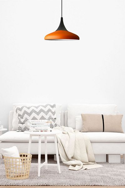 Bamyum Paladin Orange Single Chandelier Pendant Lamp Hotel Restaurant Kitchen Living Room Patisserie Chandelier Models
