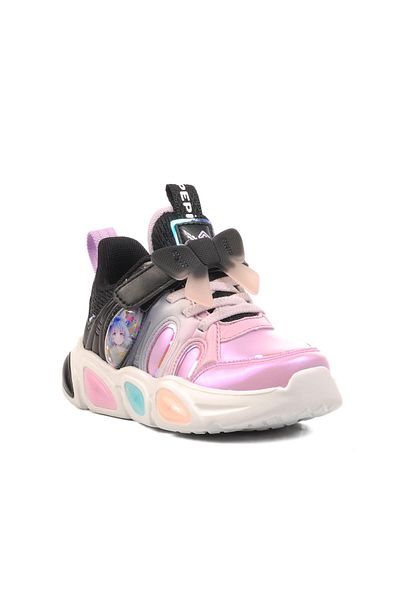pepino 1830-P Liliac-Negru Pantofi sport pentru fete