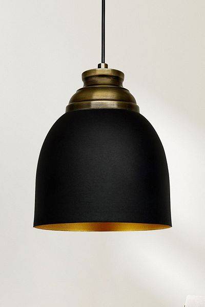 Bamyum Deep Black Antique Headboard Single Chandelier Pendant Lamp Living Room Kitchen Boutique Lamp Lighting Chandeliers
