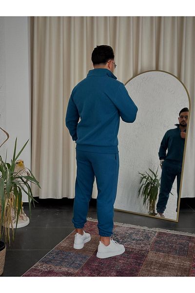 Combineman35 Polo Neck Unisex Tracksuit Set - Zippered