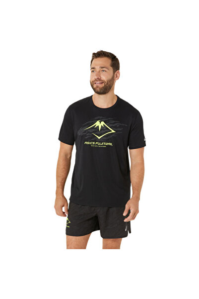 Asics FUJITRAIL LOGO SS TOP Erkek Black/White Kısa Kollu Tshirt 2011C981-002