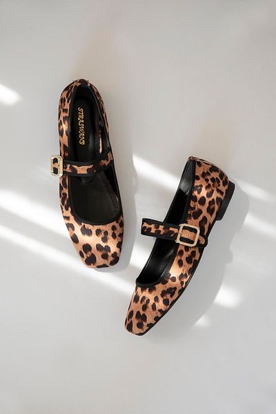 STRASWANS Carlisa Women's - Leopard Patterned Ballerina Belt