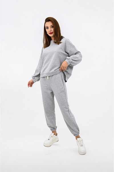 Koza Butik Γυναικείο Σετ Φόρμας με λαιμόκοψη με λεπτομέρεια αυτοκόλλητου 4162-25