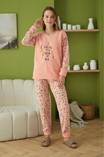 PİJAMOOD Pijamood 6022 Salmon Women's Pajama Set