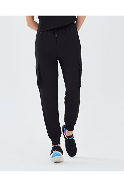SKECHERS Micro Collection W Jogger Woven Pant Kadın Siyah Eşofman Altı S222169-001