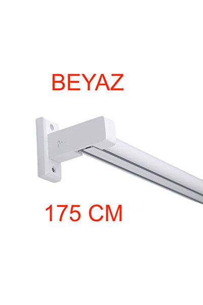 di'mora by ağbaht züc. Monaco Ahşap Başlıklı 2 Kanallı Alüminyum Dekoratif Ra...