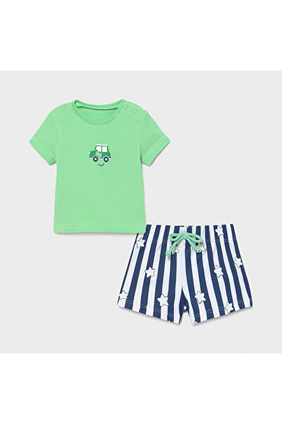 MAYORAL طقم مكون من قطعتين من شورتات السباحة للأطفال الرضع