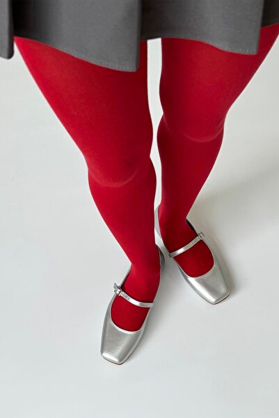 STRASWANS حذاء باليرينا نسائي من الجلد من Florina - تفاصيل حزام فضي