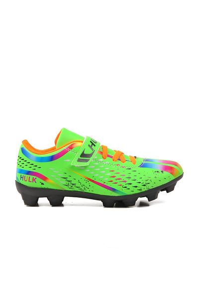 AYAKMOD Ghete de fotbal Hulk 129-F verde-negru pentru copii