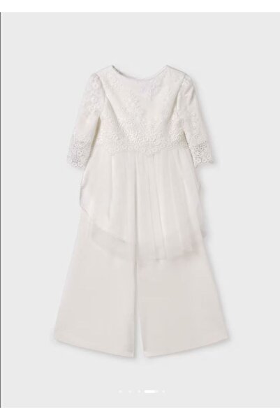 Abel & Lula Дівчачий комбінезон з креповою курткою 5258