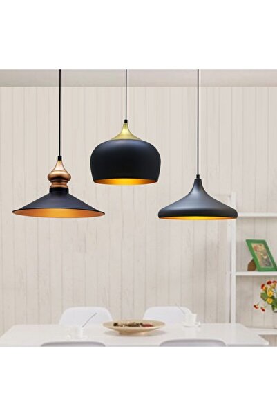 Bamyum Solito Üçlü Sarkıt Lamba Yemek Masası Oturma Odası Mutfak Salon Otel Showroom Ev Hediyesi