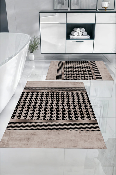 Napoli Home Ψηφιακή εκτύπωση, αντιολισθητική βάση, απλό μοντέρνο σετ μπάνιου ...