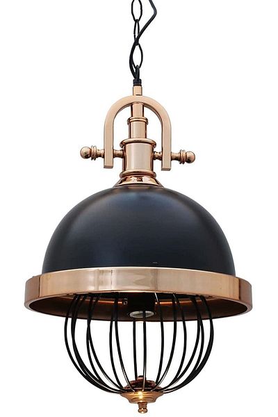 Bamyum Black Stylish Single Chandelier Pendant Lamp Luxury Modern Office Hotel Store Chandeliers Antique Models
