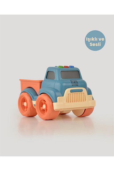 lets be child Turquoise Small Turntable with Sound and Light