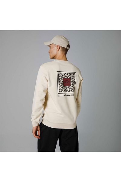 Ellesse Ανδρικό φούτερ σε μπεζ χρώμα Em232-bg