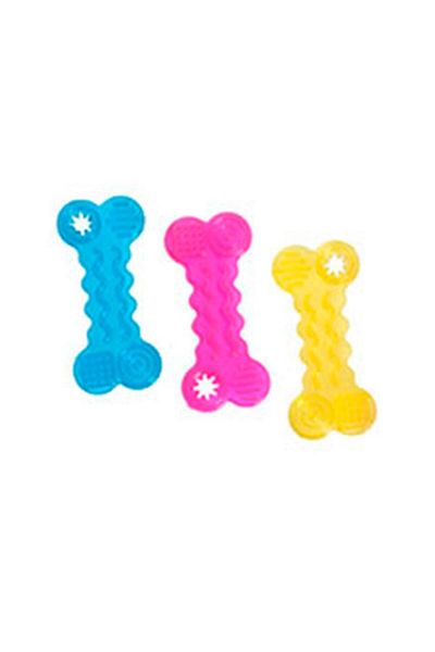Flamingo Colorful Small Bone Dog Reward Toy