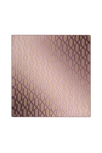 Bursa İpek Μαντήλι Sura Silk με πλεκτό σχέδιο βιζόν