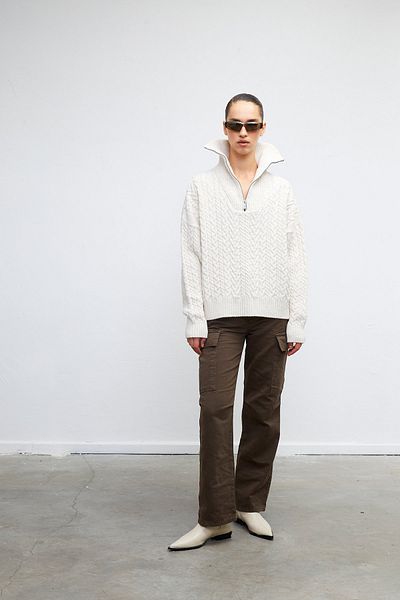 VATKALI High waist carpenter trousers