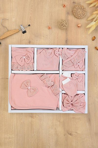 Sitilin 10 Newborn Baby Girl Hospital Exit Set - Stl6797