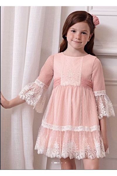 Abel & Lula Abel&lula Girl's Tulle Dress 5046