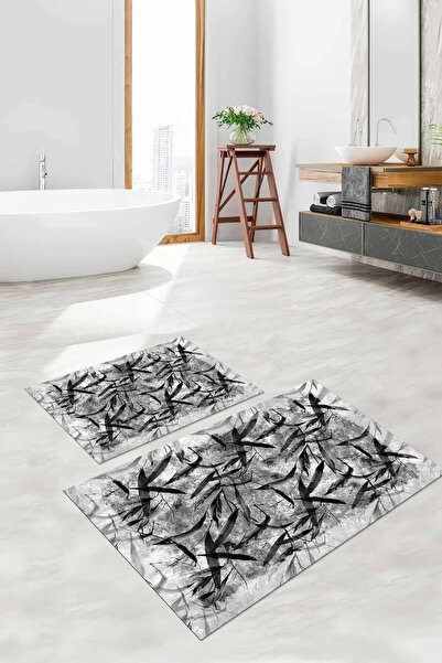 Napoli Home Σετ τουαλέτας με ψηφιακή εκτύπωση, αντιολισθητική βάση, με μοτίβο...