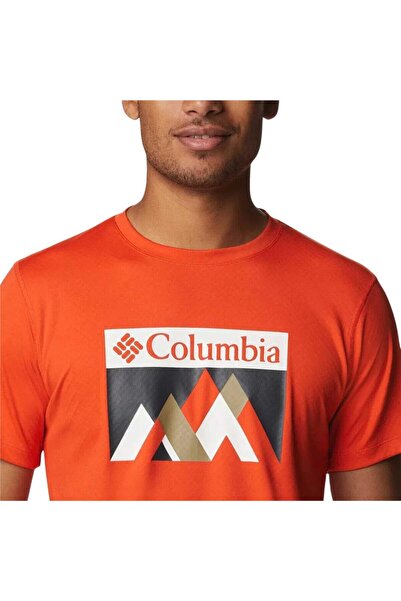 Columbia Πορτοκαλί μπλουζάκι με κοντό μανίκι Zero Rules