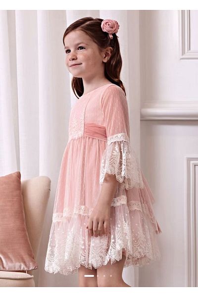 Abel & Lula Abel&lula Girl's Tulle Dress 5046