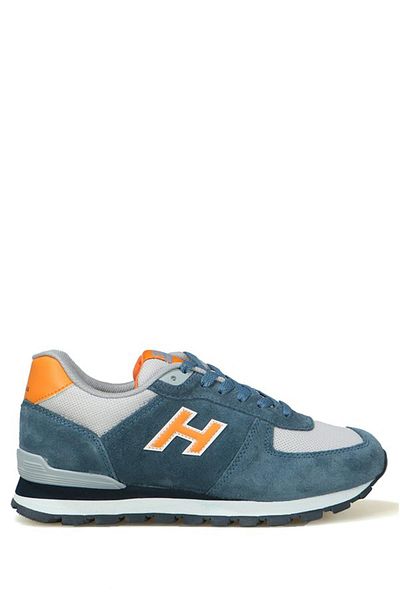 Hammer Jack Peru Pantofi sport de damă din piele naturală denim albastru-portocaliu
