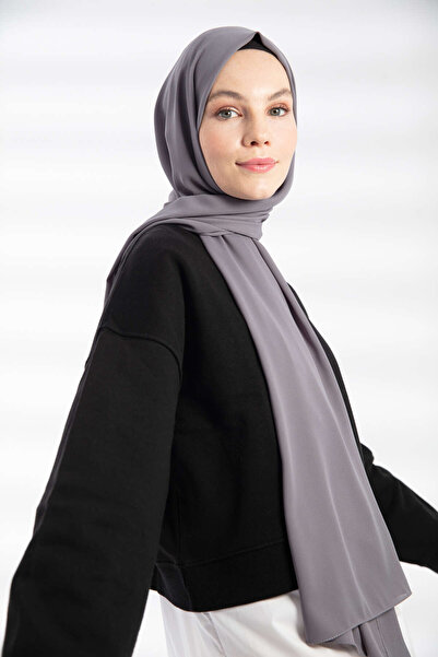 PURESCARFS Krep Şal Antrasit