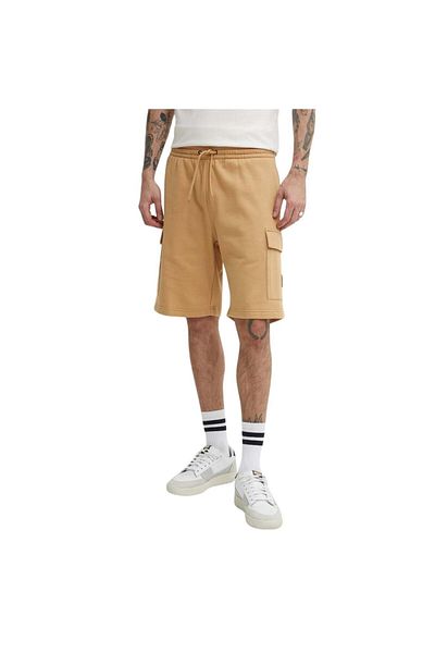 Timberland Ανδρικό Cargo Sweatshort - Σχέδιο με υφαντό σήμα BB με μπότα από ελαφρύ κόκκινο