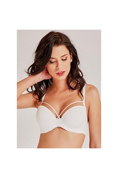 Magic Form 2483 Highlighting Plain Sponge Bra - Ecru