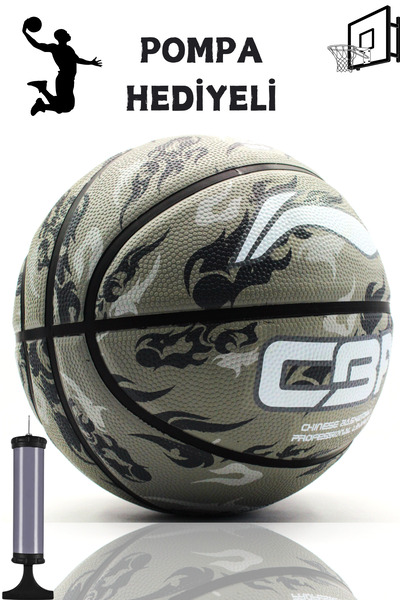 İMVULA Basketbol Topu Linik Model Profesyonel Kalite 5 Numara Pompa Hediyeli