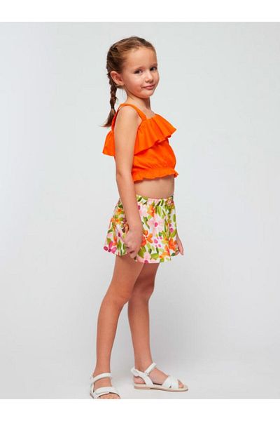 MAYORAL Blouse and Shorts Set for Girls - Set of 2 3262