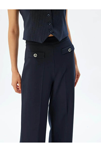 Koton Kadın Pantolon Lacivert 5wak40111uw