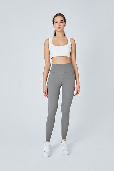 UP&FIT Γκρι Push Up ψηλό κολάν συσφιγκτήρα μέσης