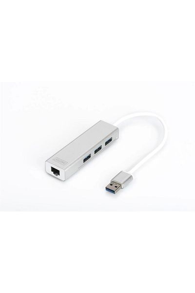 anonim Digitus Da-70250 3.0 Plus Ethernet - Black 3 Port USB