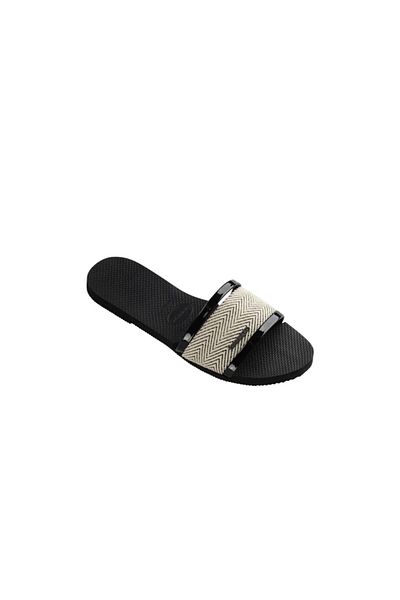 Havaianas Papuci de damă Trancoso Premium Black