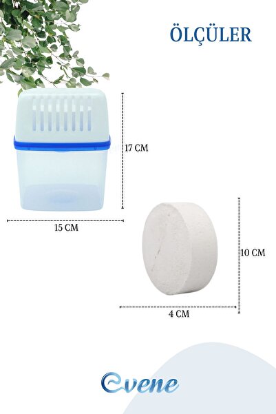 Evene Nem Alıcı Set Cihaz Ve 6 Yedek Tablet Rutubet Giderici Önleyici Emici Küf Engelleyici 6 X 450 gr