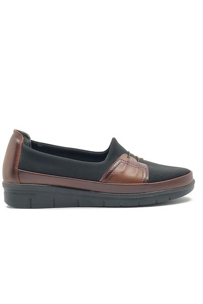 Kids Club Shoes Berfilla Dr.Tavsiyeli 100% Leather Mother's Women's Ballerina Shoes TABA