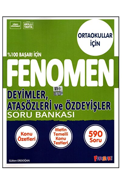 Fenomen Yayıncılık Fenomen 5,6,7 Ve 8. Sınıf Deyimler, Atasözleri Ve Özdeyişl...