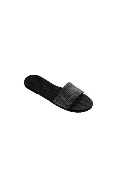 Havaianas Malta Black Metallic Women's Slippers