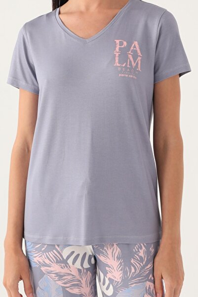 Pierre Cardin Lila 8800 Short Sleeve Women's Capri Set