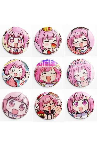 Genel Markalar 9 Adet Anime Emu Otori Rozeti 44 Mm